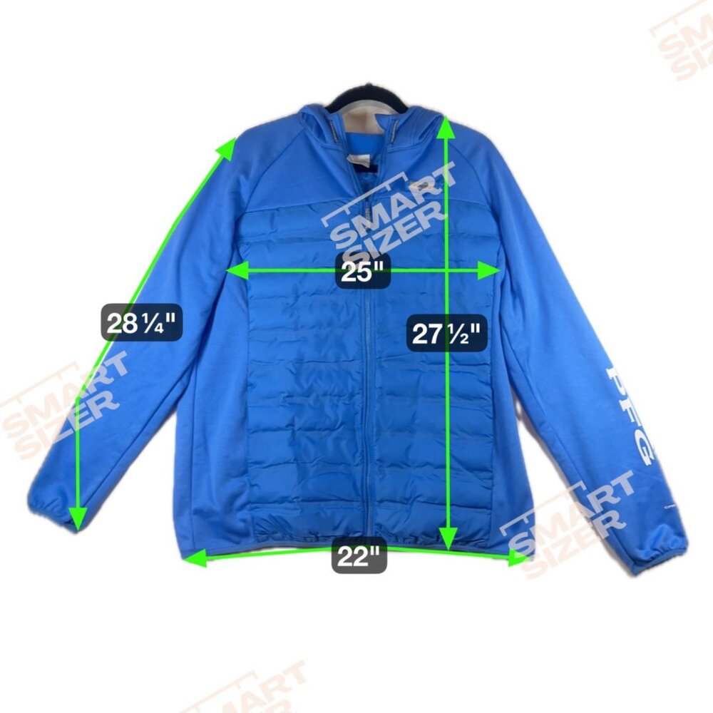 Women’s Columbia Omni Shield Jacket Puffer Coat w/ Fleece Sleeves Midweight XL - Picture 3 of 13